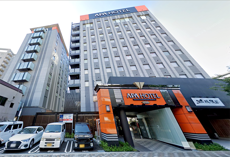 アパホテル〈大阪門真市駅前〉／大阪府門真市元町２－６