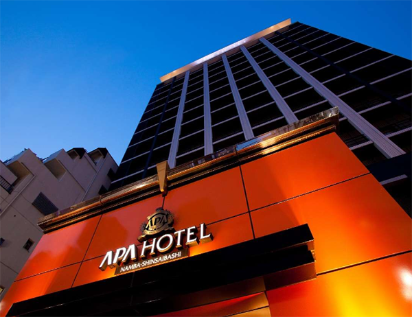 アパホテル〈なんば心斎橋〉／大阪府大阪市中央区西心斎橋２－７－12